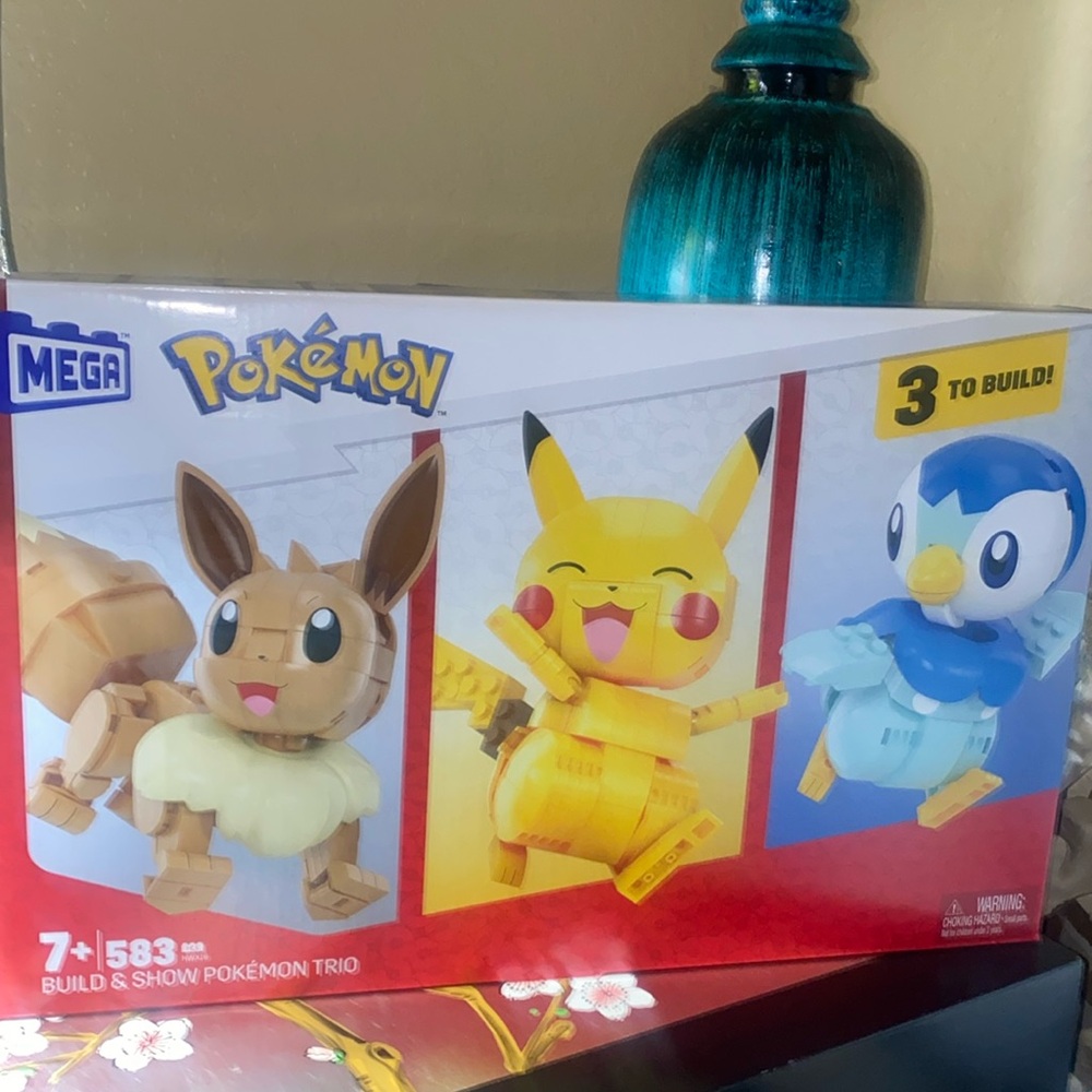 Pokémon Build &Show Pokémon Trio Mega set